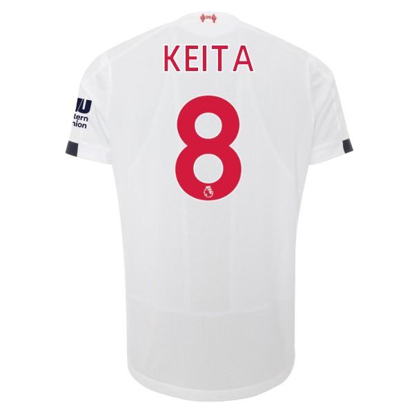 Camiseta Liverpool NO.8 Keita 2ª 2019/20 Blanco